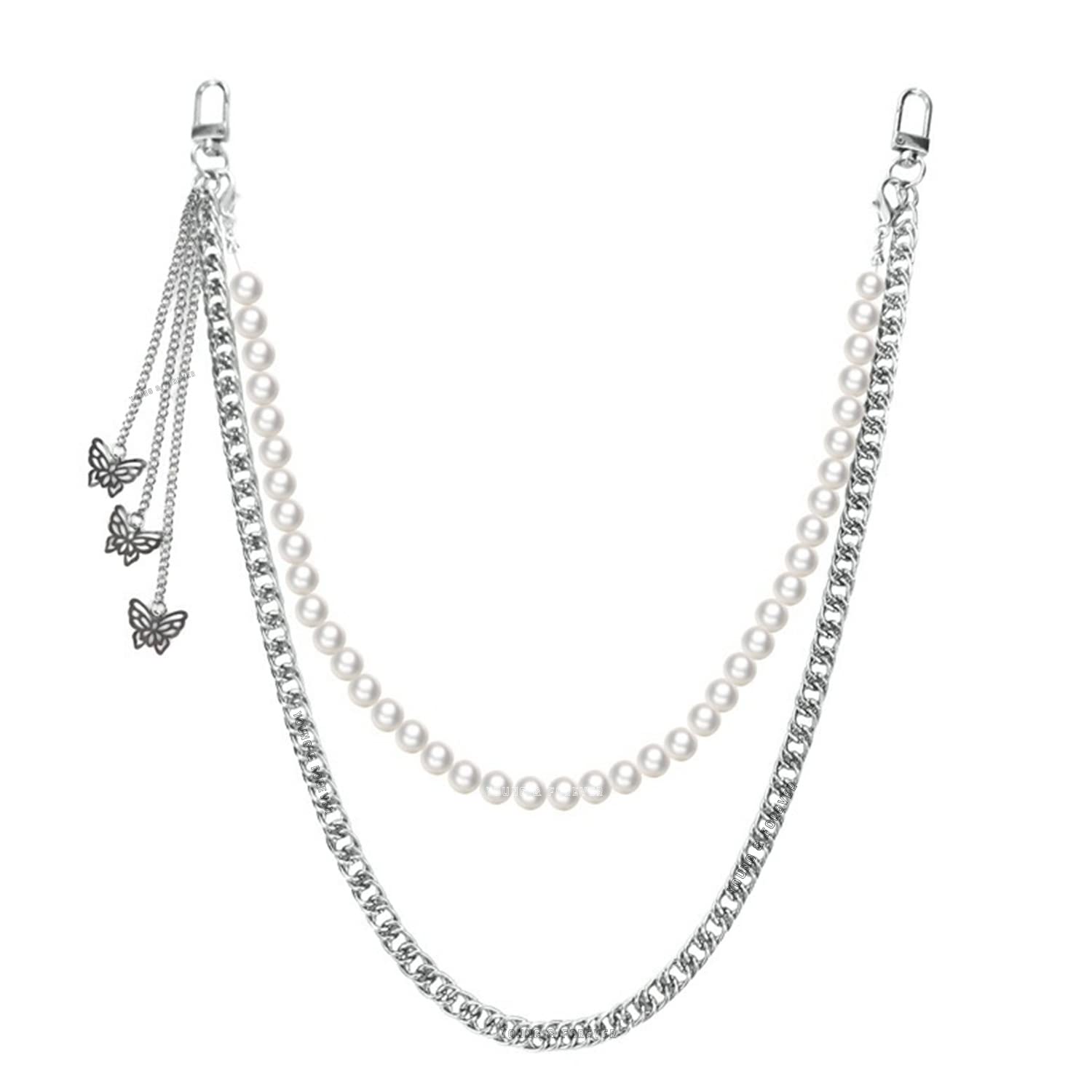 ELITE RED CARPET Celebrity Inspired Golden Diva Dainty Leaves Skinny Stretch Metal Belt for Women/Girls - Rakhi Gift for Brother, Friendship Day Gift for Best Friend