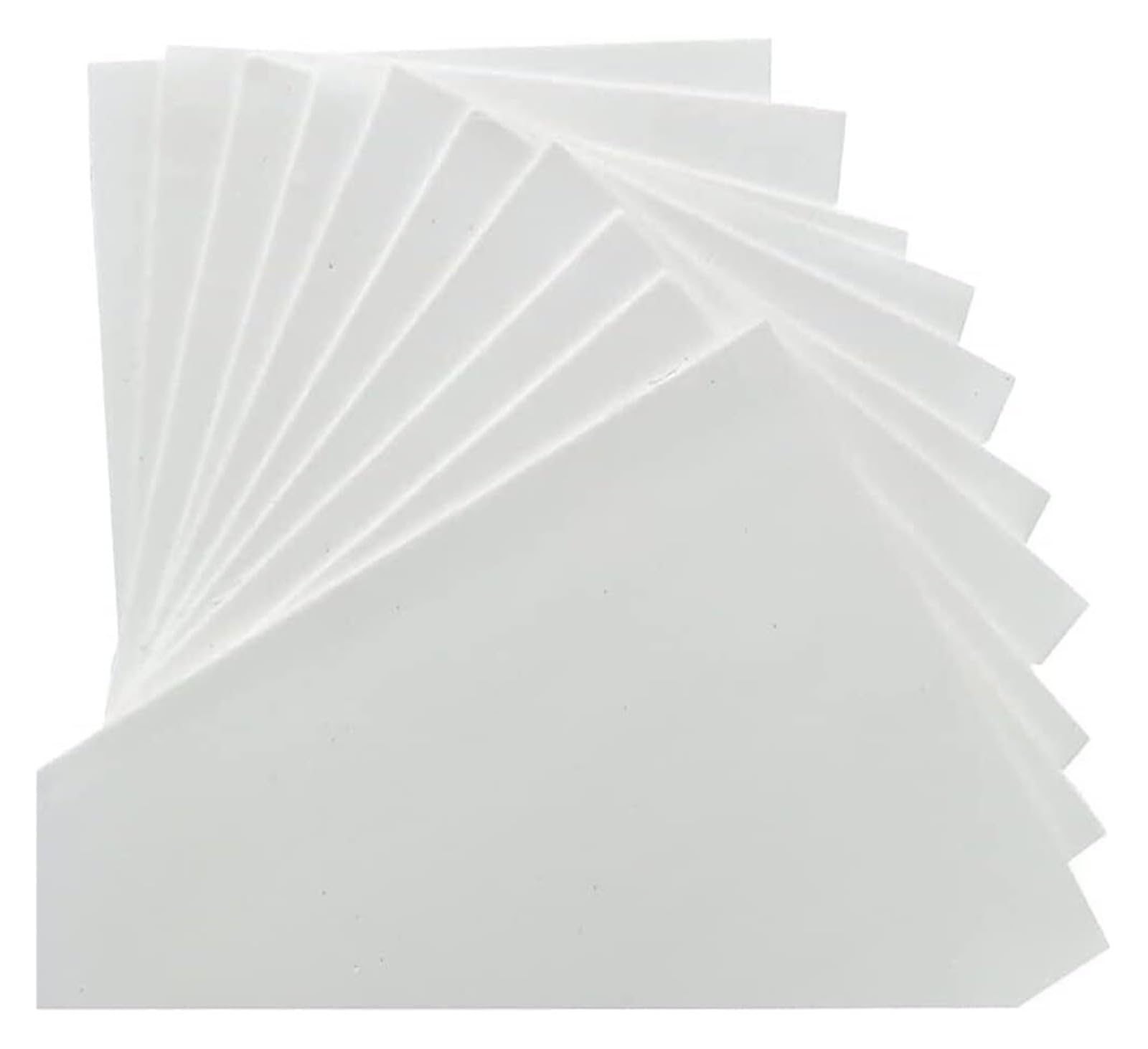 Mousse EVA blanche 35x50 cm en épaisseur 5mm à face auto-adhésive dense