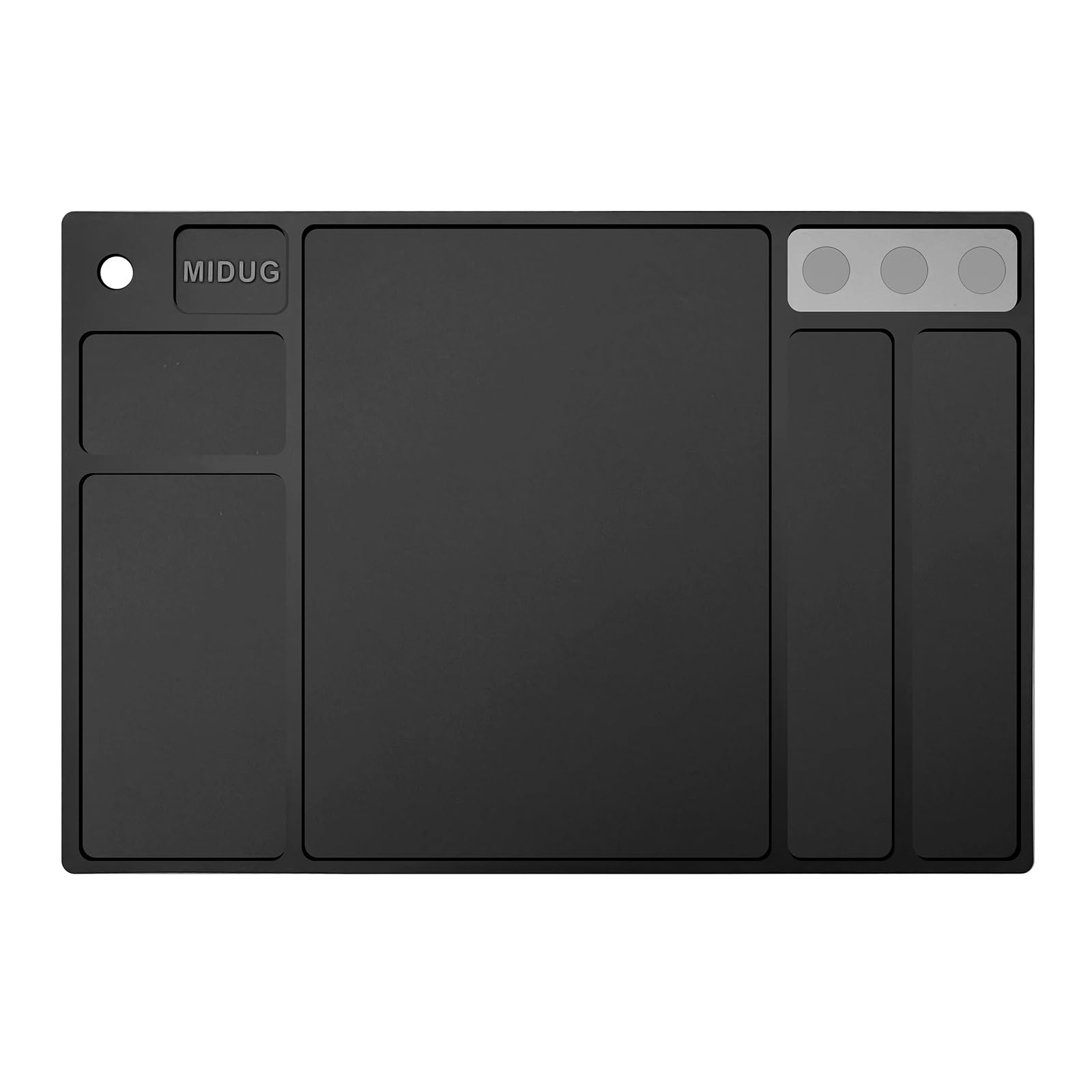 Magnetic Gun Maintenance Cleaning Mat Pad for Pistol, Anti-Slip Rubber