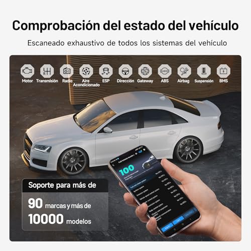Bluetooth Diagnosis Coche Multimarca para Revisar tu Motor Antes de Viajar 2
