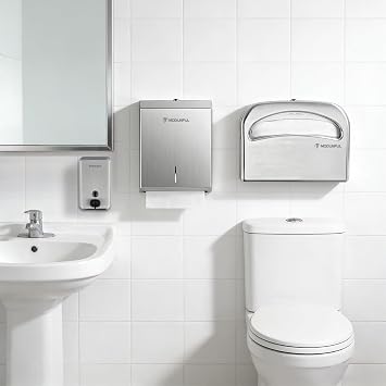 Commercial Wall Mount Soap Dispenser & Commercial Toilet Seat Cover Dispenser