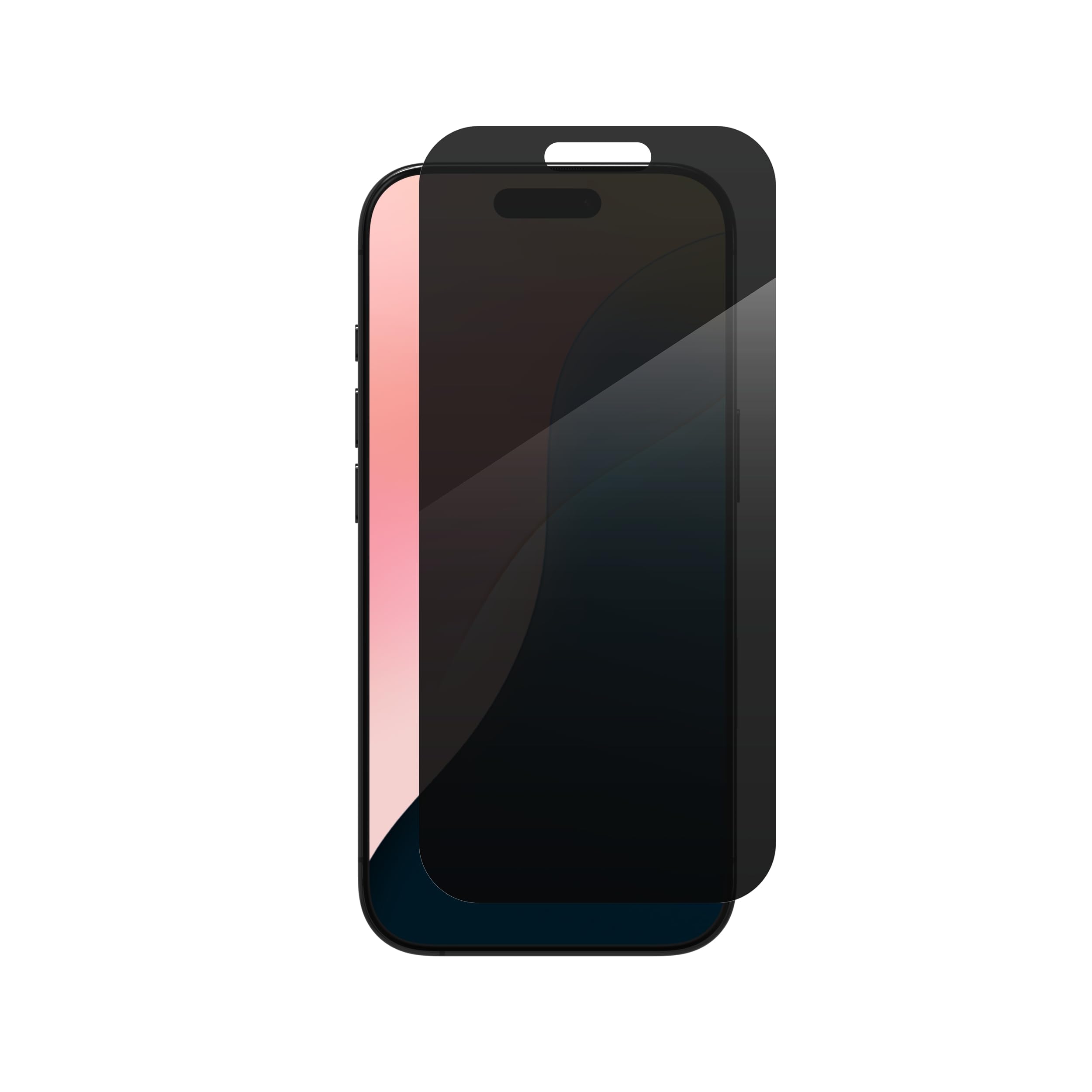 ZAGG InvisibleShield Glass Elite Privacy Vetro Temperato per iPhone 16 Pro [6,3 pollici], Protezione Privacy, Compatibile con Custodie, Resistente a Impronte e Graffi, Antiurto (Nero)