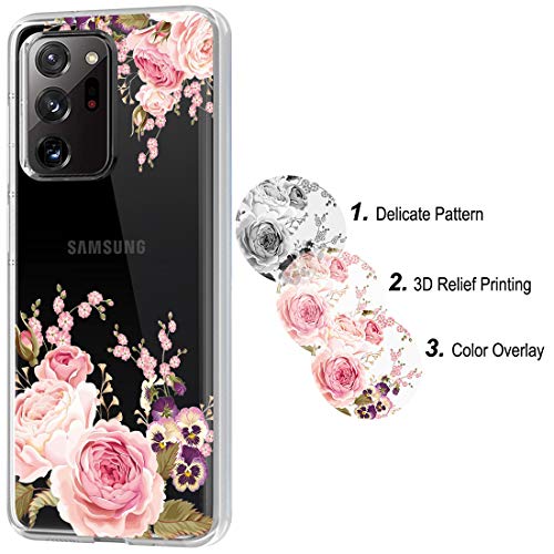 Coque Samsung Note 20 Ultra protection finition fleurie premium - 6