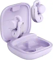 Fone de Ouvido Bluetooth Basike, Fone sem fio Bluetooth 5.3 com clipe, Condução Óssea, Cancelamento de Ruído, IPX5, Reprodução 28 Horas, Compatível com iOS, Android para Corrida e Fitness (Violeta)