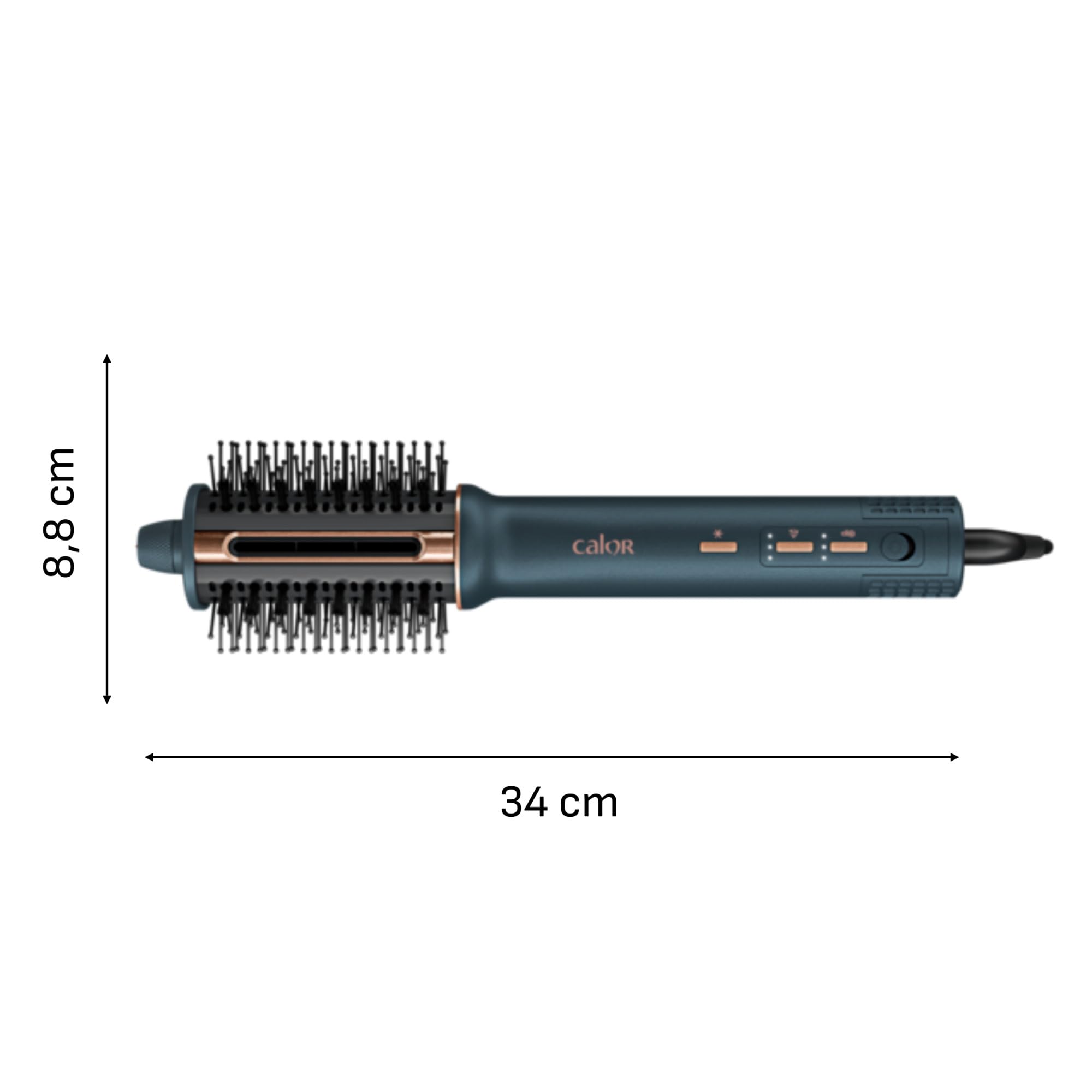 Calor Air Brush 3D, Brosse soufflante 3-en-1, Sèchage, Lissage, Brushing, 3vitesses/3températures, Simple d'utilisation, UB9720C0
