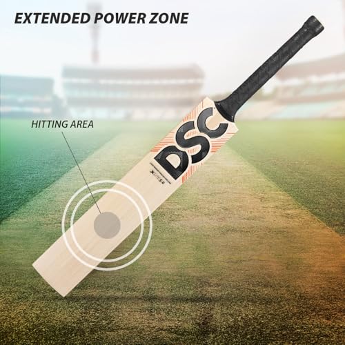 Image of DSC Xlite 5.0 English Willow Cricket Bat, Short Handle, Size-Mens