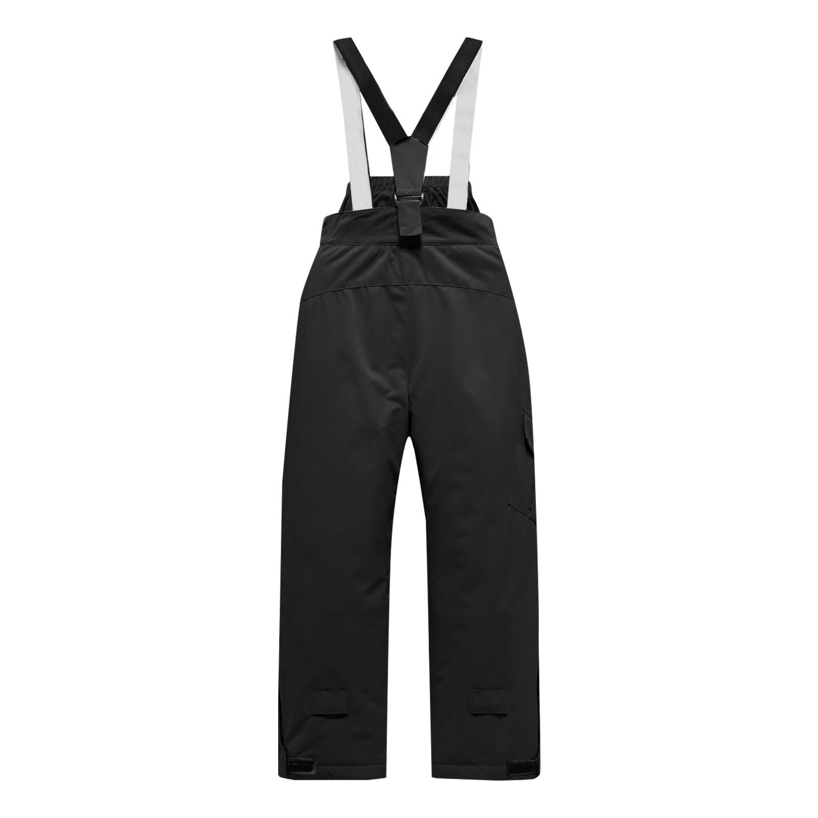 Generisch Pantalon de ski imperméable pour fille et garçon - Pantalon de ski coupe-vent - Salopette doublée - Chaud - Pantalon de neige - Pantalon d'extérieur pour enfants de 6 à 16 ans
