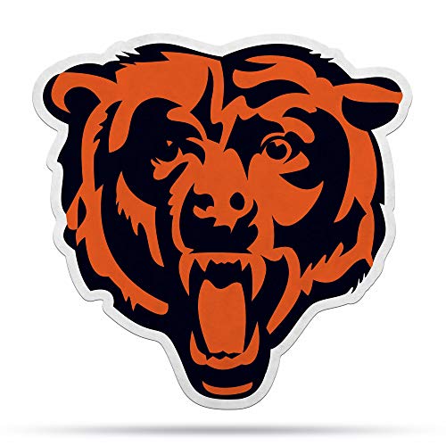 Rico Industries NFL Football Chicago Bears Primary Shape Cut Pennant - Home and Living Room Dcor - Soft Felt EZ to Hang