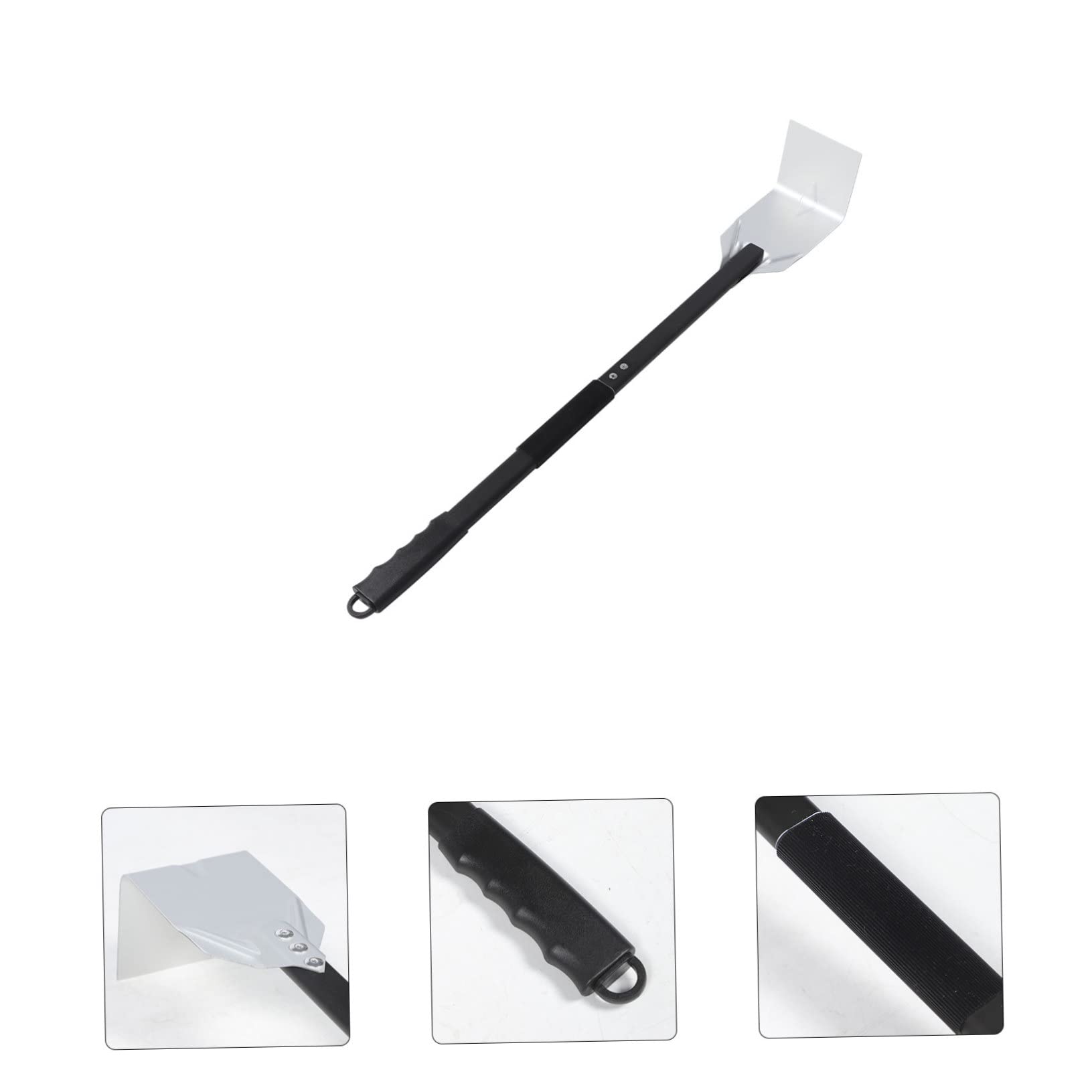 SEWOART Adjustable Length Scraper Non-Slip Handle Heat-Resistant Aluminum for BBQ Grill