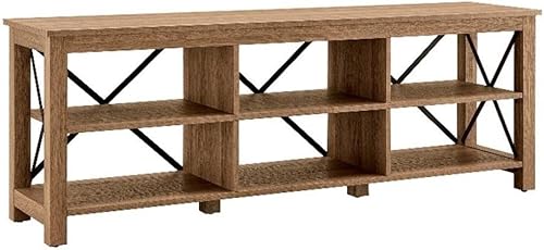 Miniatura 11 de Henn&Hart Soporte rectangular de TV para televisores de hasta 55 pulgadas en blanco, soportes de TV para la sala de estar Blanco,Marrón aliso,Negro