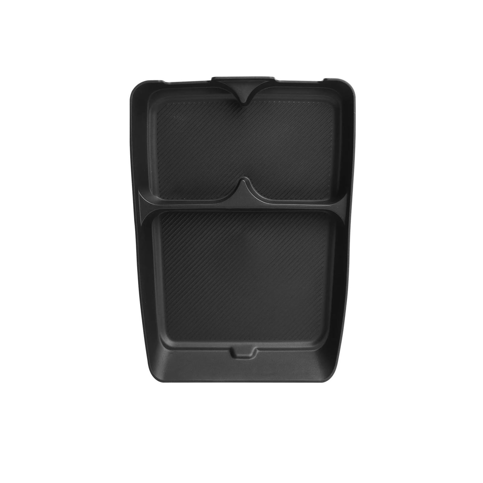 AHRPKAMERD Centre Console Organiser Tray For Leapmotor For B10 2025 2026 Car Tray Center Control Lower Storage Box Interior Organizer Tidying TPE Black Armrest Storage Box