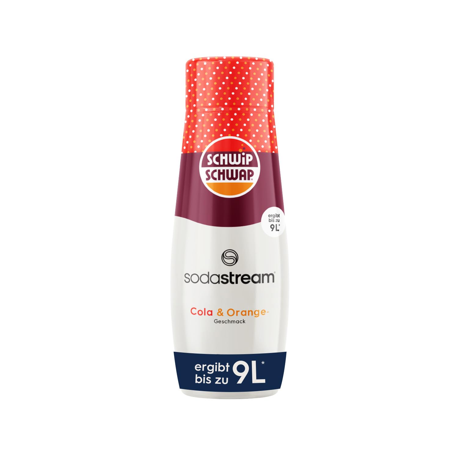 SodaStream Sirup Schwip Schwap - 1x Flasche ergibt 9 Liter Fertiggetränk, Sekundenschnell zubereitet und immer frisch, 440 ml
