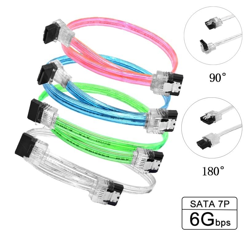 Cable de datos SATA 3.0 de 30 cm color blanco miniatura 2