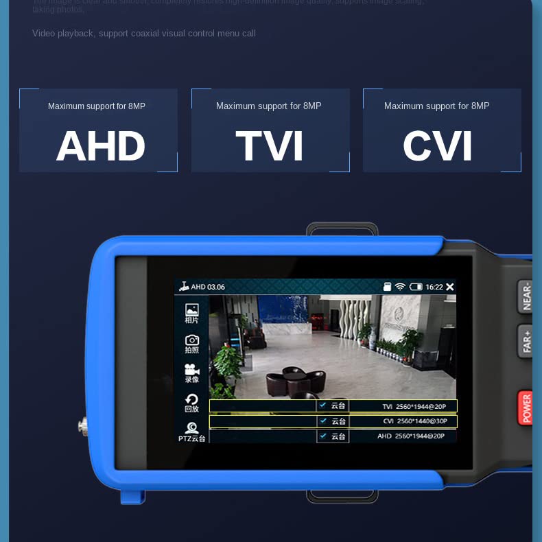 AHD TVI CVI 8MP Support