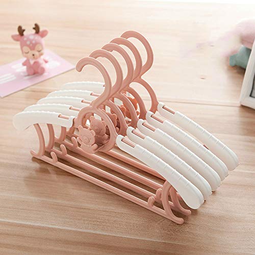 ZSLMX Baby und Kinderbügel für Erwachsene für Kleidung und Mäntel, 5 bis 50 versenkbare und verstellbare platzsparende KunststoffKleiderbügel aus Kunststoff, 28 cm bis 36 cm