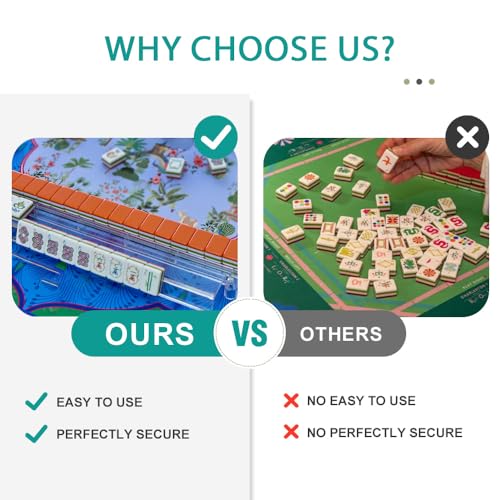 Soportes acrílicos transparentes para Mahjong, 4 piezas miniatura 5