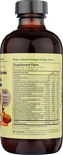 Image of CHILDLIFE ESSENTIALS, Kids Liquid Multivitamin and Mineral Supplement - Liquid Vitamins for Kids, All-Natural, Gluten-Free, Non-GMO - Natural Orange & Mango Flavor, 8 Ounce Bottle (Pack of 2)
