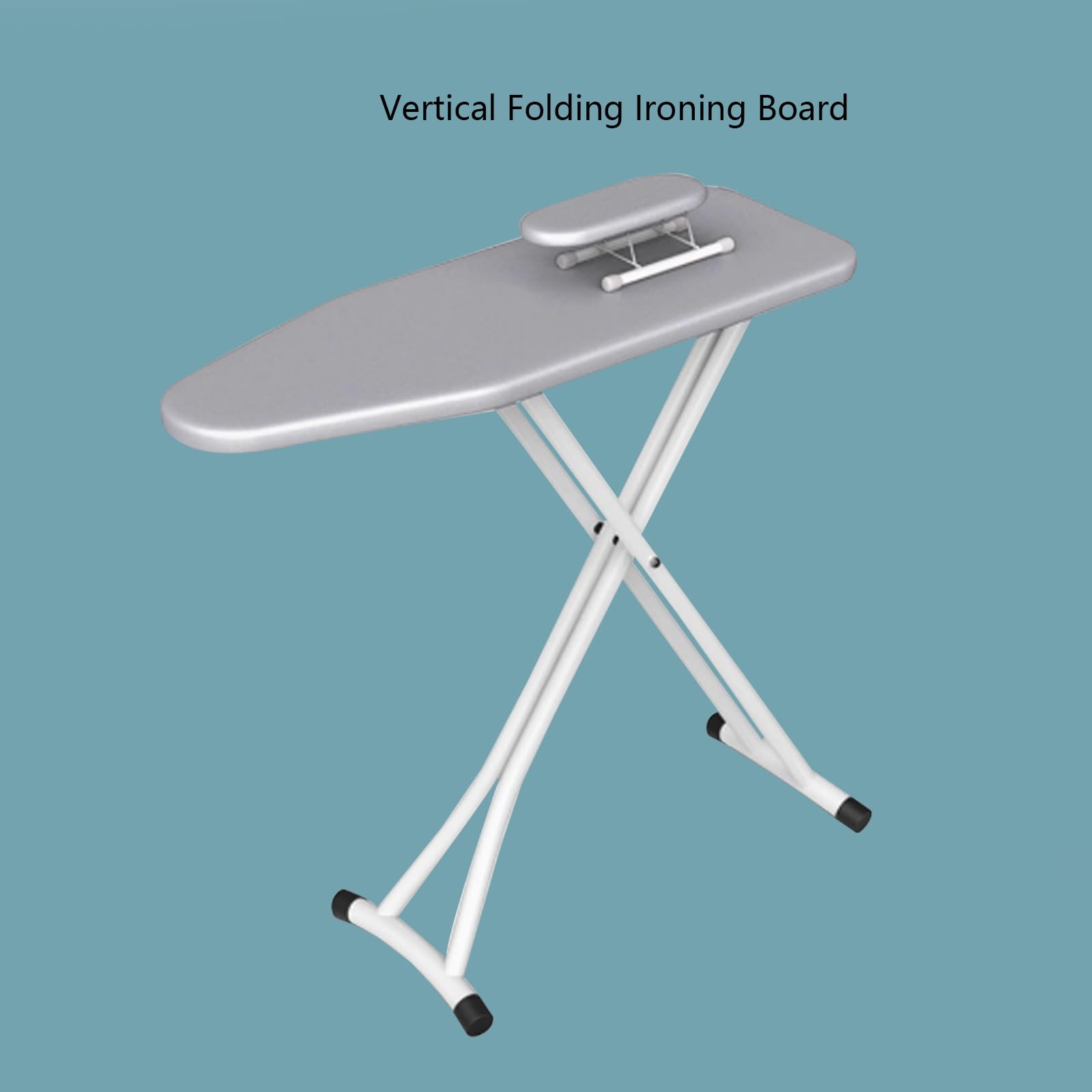 Tabla de Planchar Plegable Que Ahorra Espacio Diseño Móvil con Soporte para Plancha Viajes y Espacios Pequeños(110 * 31 * 86cm)
