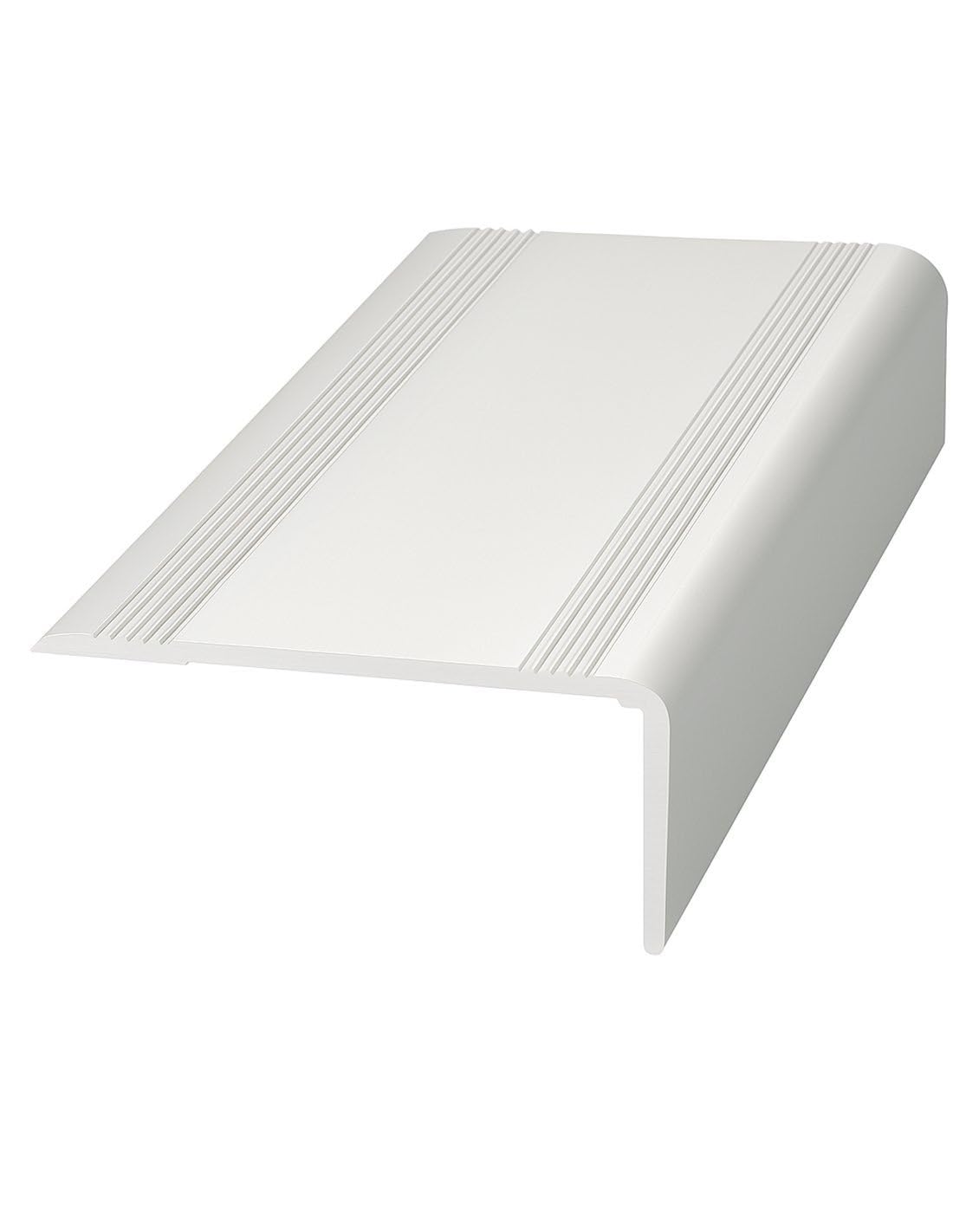 JARDIN202 - Pack 10 unds. Cantonera Aluminio 50mm - Sin antideslizante - Adhesivo | 21mm alt. 50mm anch. 3m larg. -