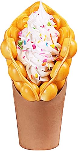 ALDKitchen Exhibidor de gofres de burbujas Waffle de burbujas artificiales para restaurantes Decoración de alimentos (21)