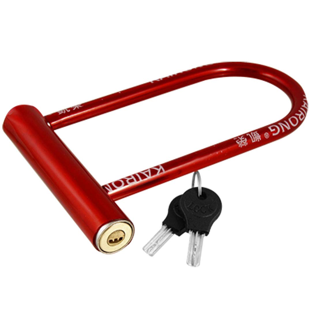 Aexit Anti Theft U Shape Metal Key Lock Red for Bicycle Motorbike (d479223683de301d8dd4d8f0aa498c42)