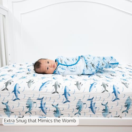 Image of LollyBanks Newborn Swaddle,100% Organic Cotton Baby Swaddle for Newborn