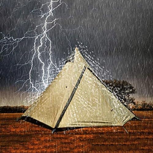 Carpa grande para camping impermeable y resistente al viento miniatura 3