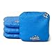 Cornhole Solutions Cornhole Bags Set of 8 – Regulation Pro Style 6x6 – Resin Filled + Tote Bag (Turquoise/Grey)