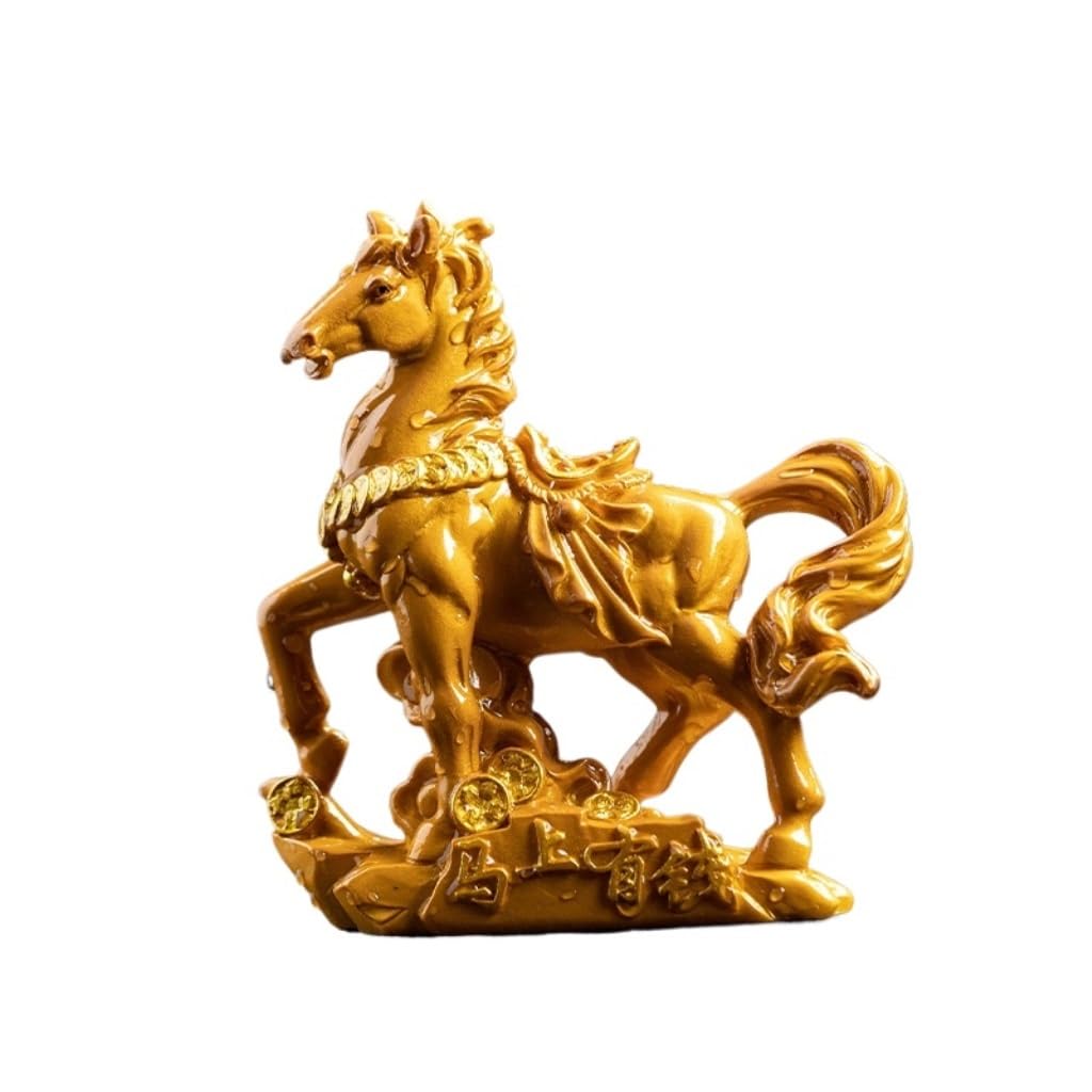 Aottsd C Olor Hanging Horse Resin Tea Pet Figurine Tea Tray Accessory Olor
