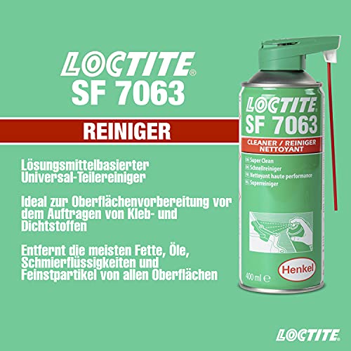 Loctite 88344 Nettoyant pour Pièce SF 7063, 400 ML...