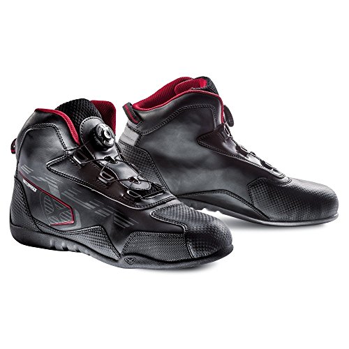 Chaussures moto Ixon Zebra 508121005 homme noir rouge 41