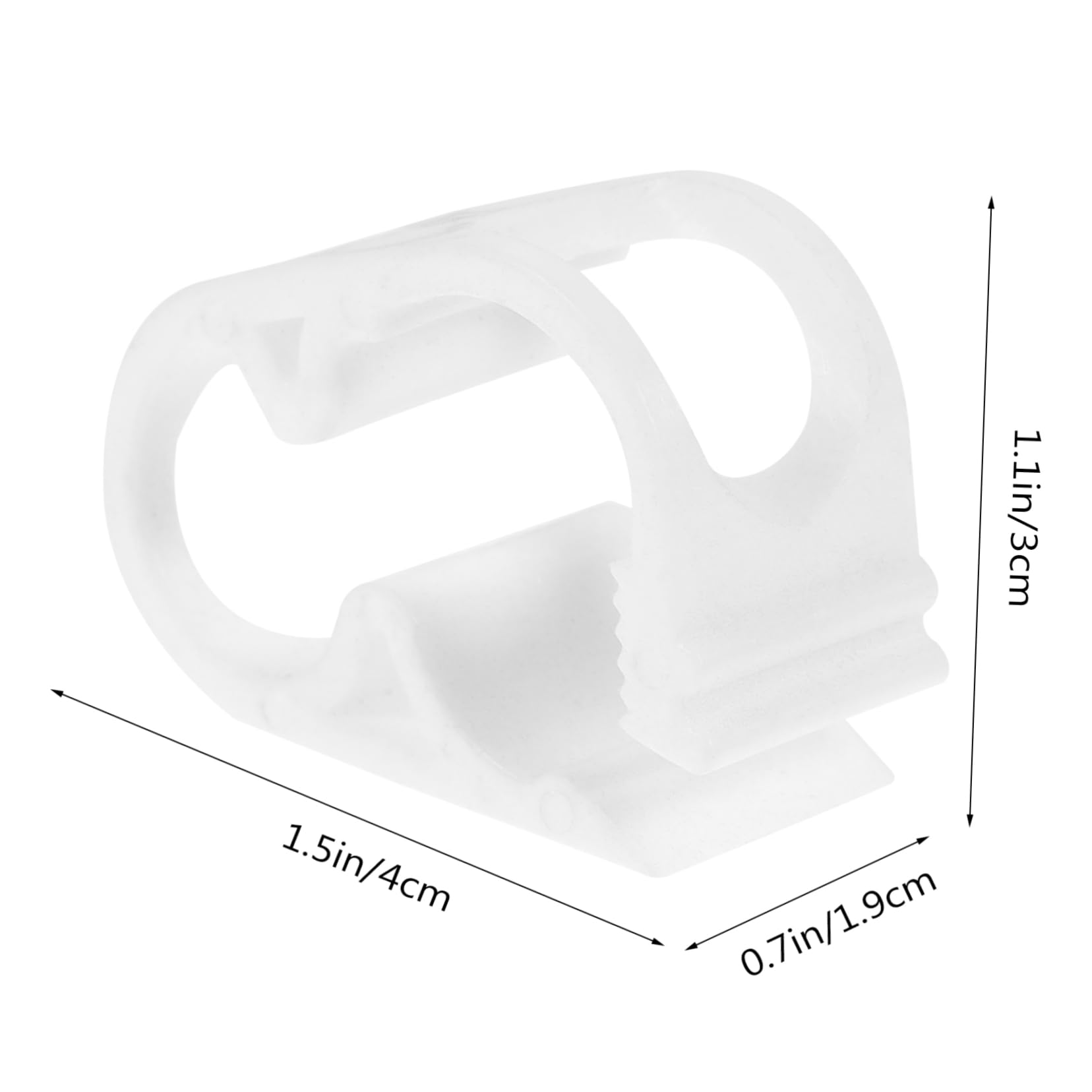 NAMOARLY 10 Pcs Hose Clamp Heater Hose Flow Control Tube Clip Emergency Stop Sticker Water Stop Control Tube Clip Pipe Shelf Bracket Siphon Hose for Gasoline Test Tube Clamp Ppc White