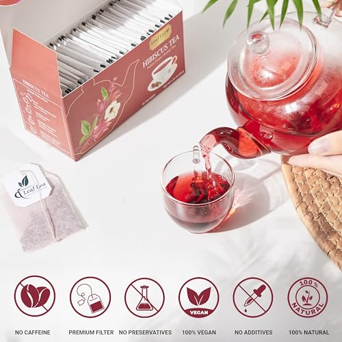 Leaflea 40 Premium Natural Hibiscus Tea Bags thumb #2