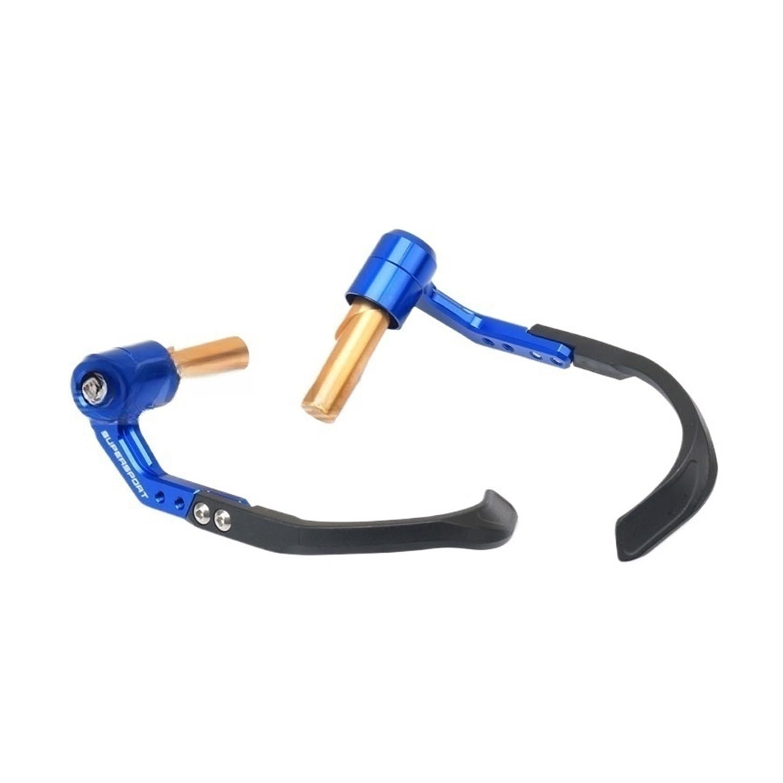 Lbcsrmh 1 Pair Blue Motorcycle Brake Clutch Lever Protector Motorcycle 7/8" 22Mm Handlebar Grips Guard Brake Clutch Levers Guard Protector For Supersport 939 For Supersport 950