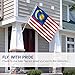 ANLEY Fly Breeze 3x5 Feet Malaysia Flag - Vivid Color and Fade Proof - Canvas Header and Double Stitched - Malaysia Flags Polyester with Brass Grommets 3 X 5 Ft
