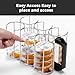 Dfynest Cocktail Capsules Holder for Refrigerator,Storage for Bartesian Cocktail Capsule in Refrigerator , Hold Up to 30 Capsule Pods, 304 Stainless Steel