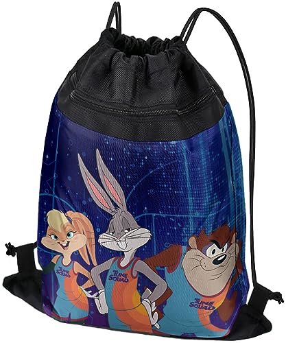 LOGOVISION Space Jam: A New Legacy Space Trio Drawstring Backpack Sports Bag Sackpack 17