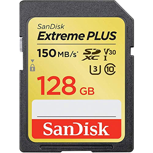 SANDISK Carte mémoire flash Extreme PLUS Video Class V30 / UHS Class 3 / Class10 SDXC UHS I - vue 2