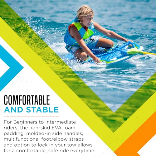 ZUP You Got This All-in-One Board for Kneeboarding, Wakeboarding, Wakeskating, and Wakesurfing, Versatile Design for All Ages, Available in 160 and 260 Models, 51.7\" x 23.8\" x 4.6\", Silver - Thumbnail 3