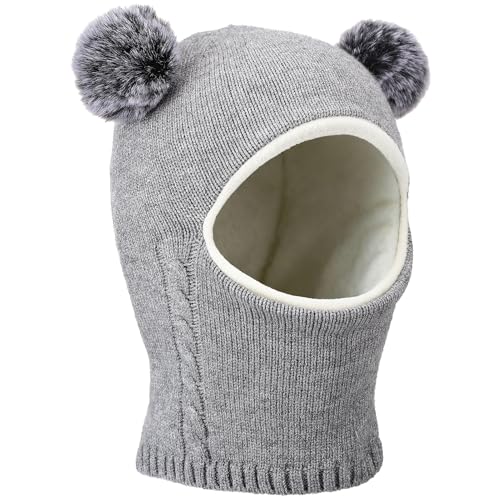 Kids Winter Warm Hat Baby Balaclava For 2-6 Years, Windproof