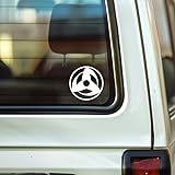 Mangekyou Sharingan Ninja Eye Vinyl Decal Sticker UV & Water Proof Gift Laptop Car Bumper Window Tumbler Accessories 5'