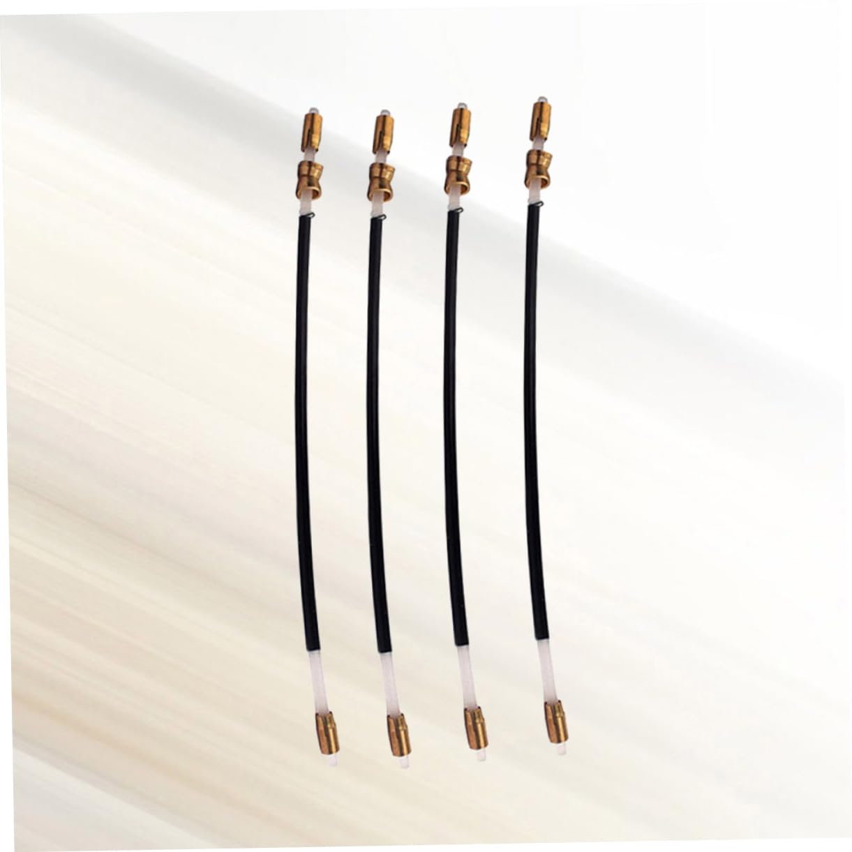 YARNOW 4pcs Violin Tailcord Durable Nylon String Replacement for Professional Violin Accessories Easy to Use and Black
