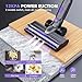 Cordless Vacuum Cleaner for Home, Lightweight Stick Vacuum Cordless Rechargeable with Power Suction, Up to 35 Mins Runtime, Hardwood Floor Vacuum for Pet Hair, Carpets, Tile(Dark Purple)