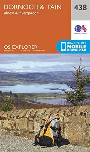 Dornoch & Tain Map | Alness & Invergordon | Ordnance Survey | OS Explorer Map 438 | Scotland | Walks | Hiking | Maps | Adventure