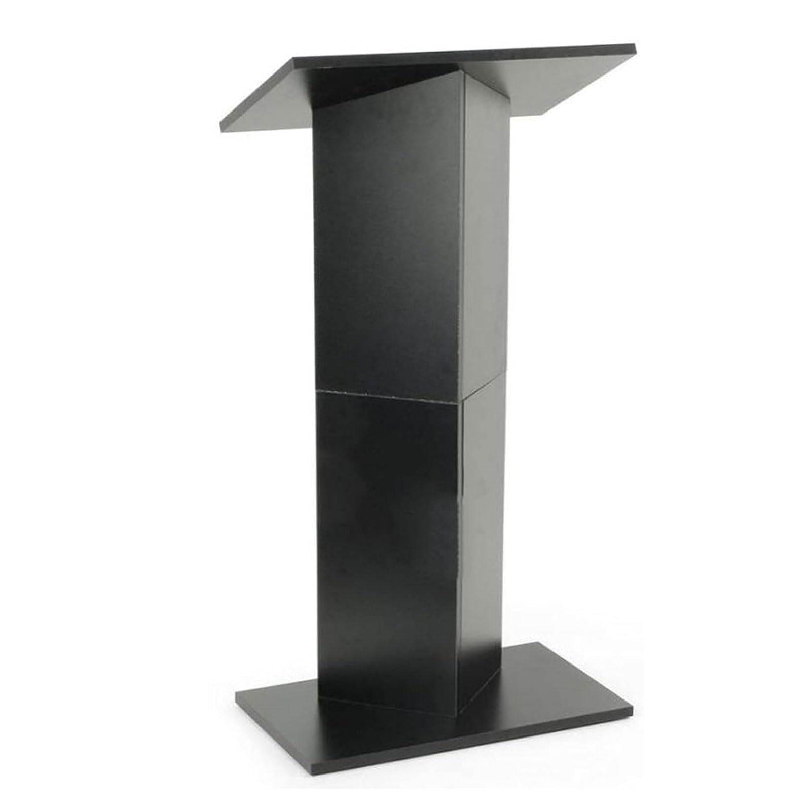 DUANHOZ Wooden Podium Stand Portable Detachable Vertical Floor Standing Reception Desk for Conference Speeches Ideal for Lecterns