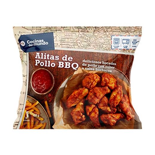 La Sirena Alitas de Pollo Barbacoa, 400g (Congelado)