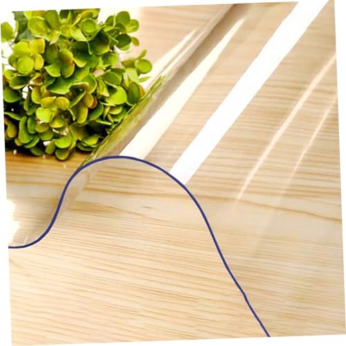 Protector de suelo transparente Abaodam alfombrilla antideslizante de PVC para cuidar su parqué 7