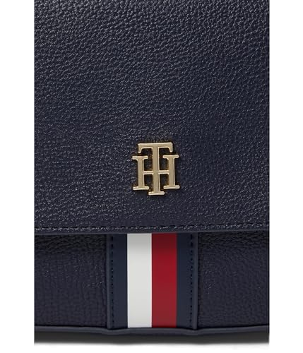 Tommy Hilfiger Ruby II Flap Crossbody-Pebble PVC4