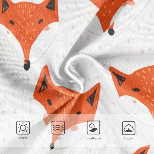 Fun Toddler Girls Underwear 2t Cotton Panties Little Girl Cute Cartoon Fox Faces Angles Briefs Girls Undies3