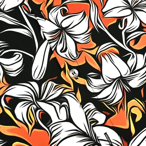 Image of Hawaiian Shirt for Men Tropical Shirts Summer Beach Button Down Short Sleeve Luau Aloha Floral Cruise Vacation Outfit 2026